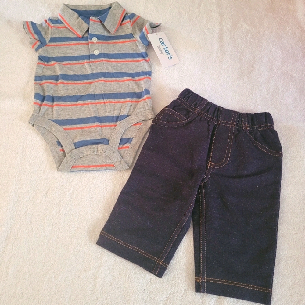 Carter's Baby 2 Piece Set Size 3 Months, New